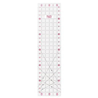 Needle and Bear 12"x18" Cutting Mat, 6"x24" Ruler & 45mm Rotary Cutter Bundle