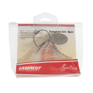 Sew Easy Mini Right Angled Triangles 0.75"-3" Quilting/Patchwork Template Set