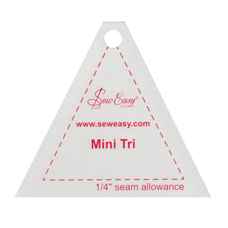 Sew Easy Mini Triangle Quilting/Patchwork Template 2.8" x 2.5"