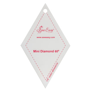 Sew Easy Mini Diamond Quilting/Patchwork Template 2.9" x 2.5"
