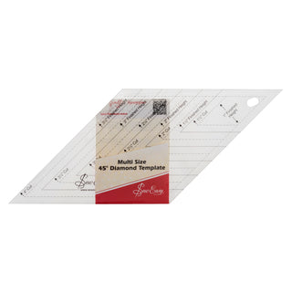 Sew Easy Quilting Template 45 Degree Diamond