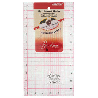 Sew Easy Patchwork Ruler 12" x 6.5"