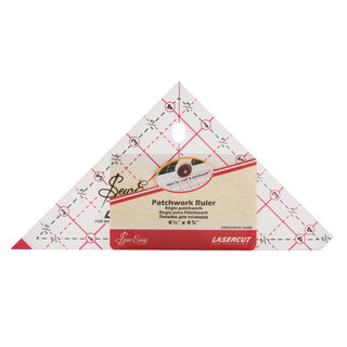 Sew Easy Triangle Patchwork Ruler 4.5"