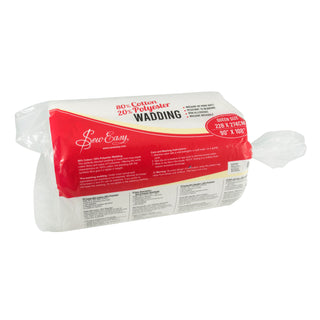 Sew Easy Wadding 80% Cotton / 20% Polyester Queen 228.6 x 274.3cm