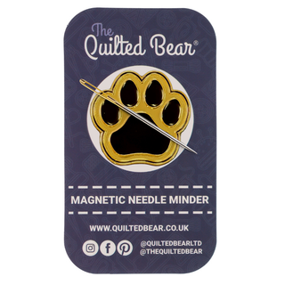The Quilted Bear Magnetic Needle Minder (Dog Paw)
