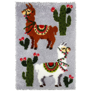 Orchidea Llama Rug Latch Hook Kit