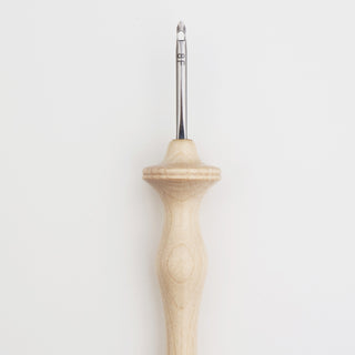 The Oxford Company Punch Needle: Natural Wood: Fine: Size 14