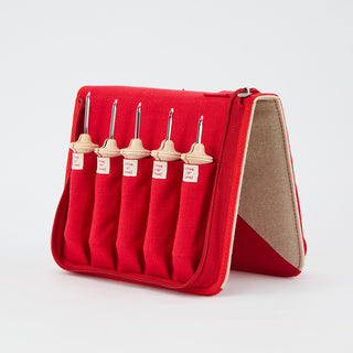 The Oxford Company Punch Needle Set: Natural Wood: Complete: Set of 8