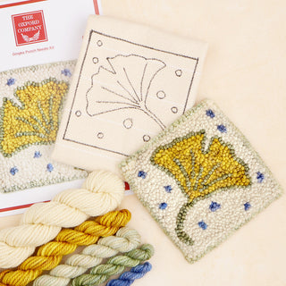 The Oxford Company Punch Needle Kit: Gingko