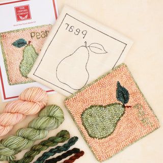The Oxford Company Punch Needle Kit: Pear: Peach