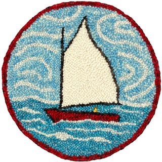 The Oxford Company Punch Needle Kit: Sailboat