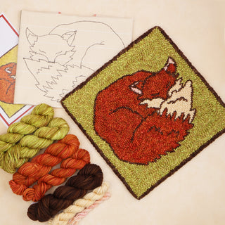 The Oxford Company Punch Needle Kit: Fox