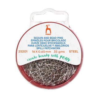 Pony Sequin/Bead Pins 16mm