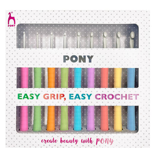 Pony Easy Grip Crochet Hook Set