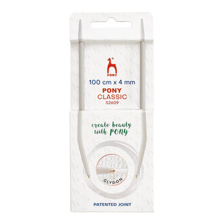 Pony Classic Circular Fixed Knitting Pins 100cm x 4.00mm