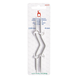 Pony Cable Stitch Needle Bent 2.00mm - 5.00mm
