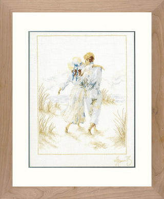 Lanarte Romance Counted Cross Stitch Kit (Linen)