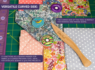 The Quilted Bear Wooden Point Turner