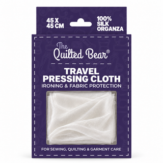 The Quilted Bear Silk Organza Pressing Cloth, Small 45x45 cm