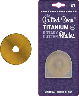 The Quilted Bear Titanium Blade - 28mm x 1