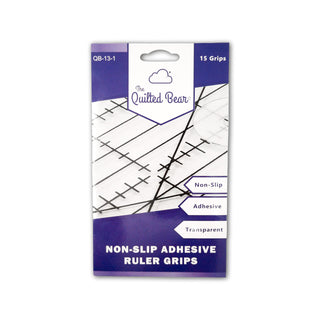 The Quilted Bear Non-Slip Adhesive Ruler Grips (15 Pack)