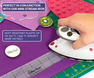 The Quilted Bear Hot Ironing Ruler (4" x 6")