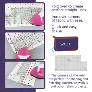 The Quilted Bear Hot Ironing Ruler (4" x 6")