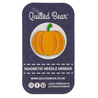 The Quilted Bear Magnetic Needle Minder (Pumpkin)