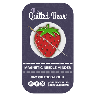 The Quilted Bear Magnetic Needle Minder (Strawberry)