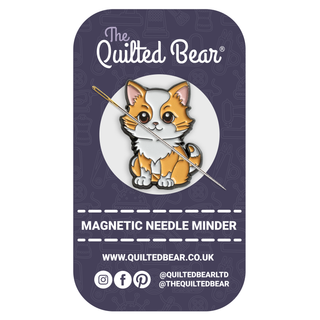 The Quilted Bear Magnetic Needle Minder (Cat)