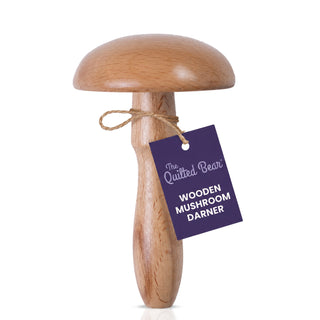 The Quilted Bear Wooden Darning Mushroom