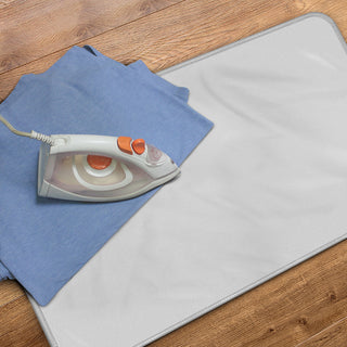 The Quilted Bear Travel Iron Mat and Mesh Ironing Cloth