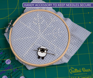 The Quilted Bear Magnetic Needle Minder (Sheep)