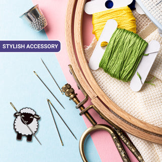 The Quilted Bear Magnetic Needle Minder (Sheep)