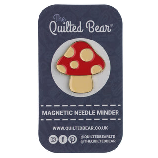 The Quilted Bear Magnetic Needle Minder (Mushrooms)