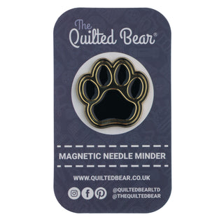 The Quilted Bear Magnetic Needle Minder (Dog Paw)