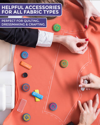 The Quilted Bear Pattern Weight Set – Scratch-Resistant Fabric Weights for Secure Pattern Cutting, Sewing Supplies & Quilting Supplies (Joey Kaufman Heiberg - Dolly Mamas Sewing)