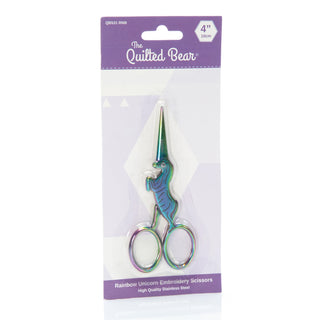 The Quilted Bear Embroidery Scissors 4" (Rainbow)