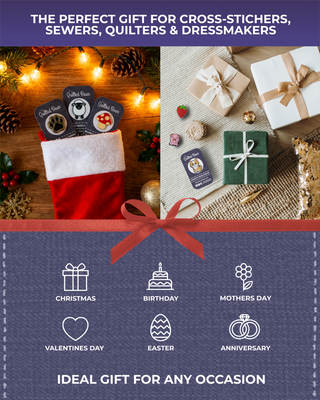 The Quilted Bear Needle Minders Set - Farm Animals (Sheep, Cow & Pig)