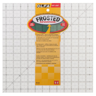 Olfa Non-Slip Quilting Ruler 12.5 x 12.5 Inch