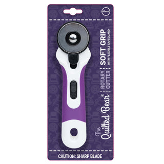 The Quilted Bear Ergonomic Softgrip Rotary Cutter (45mm)