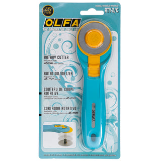 Olfa Rotary Cutter 45mm Aqua