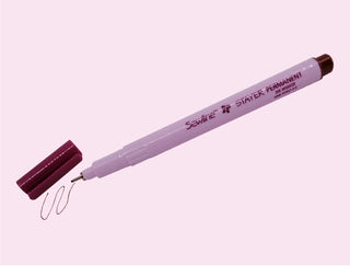 Sewline Fine Point Stayer Pen 0.5 Brown