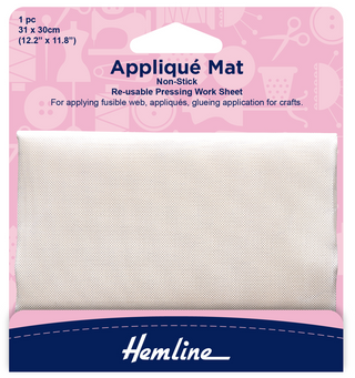 Hemline Non Stick Applique Pressing Sheet 31cm x 30cm