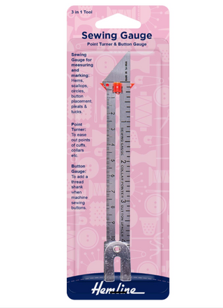Hemline Sewing and Button Gauge