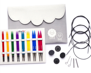 KnitPro Knitting Pins: Circular: Interchangeable: Trendz: Deluxe Set