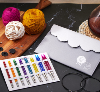 KnitPro Knitting Pins: Circular: Interchangeable: Trendz: Deluxe Set