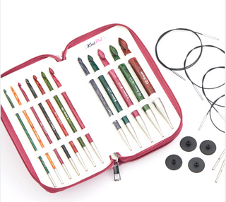 KnitPro Crochet Hook Set: Tunisian (Afghan): Dreamz: Grande Set