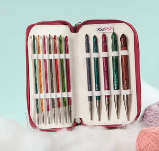 KnitPro Crochet Hook Set: Tunisian (Afghan): Dreamz: Grande Set