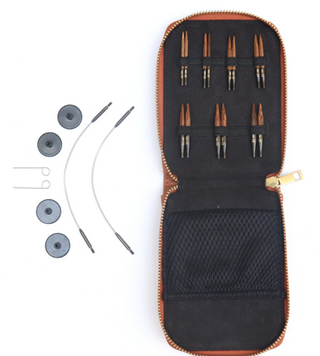 KnitPro Knitting Pins: Mini: Interchangeable: Ginger: Set